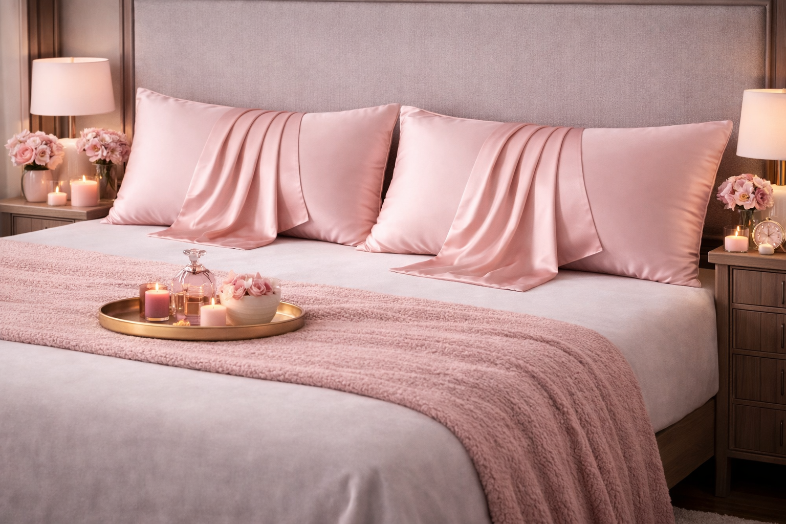 Lot de 2 taies d’oreiller en soie de mûrier – SoftDream (Pack Duo)