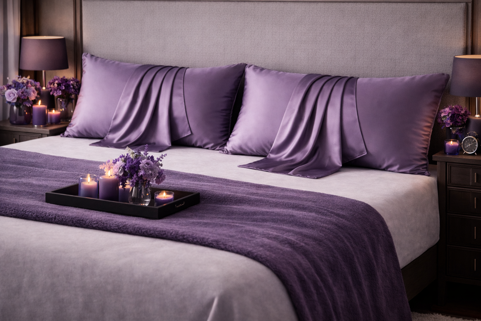 Lot de 2 taies d’oreiller en soie de mûrier – SoftDream (Pack Duo)