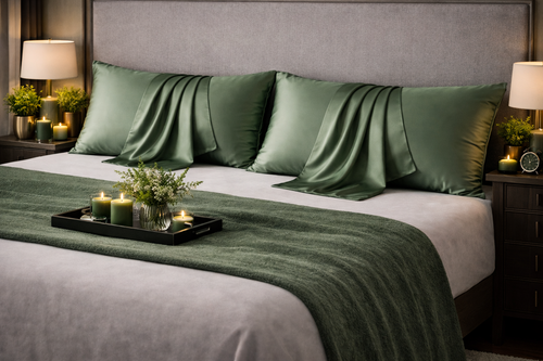 Lot de 2 taies d’oreiller en soie de mûrier – SoftDream (Pack Duo)