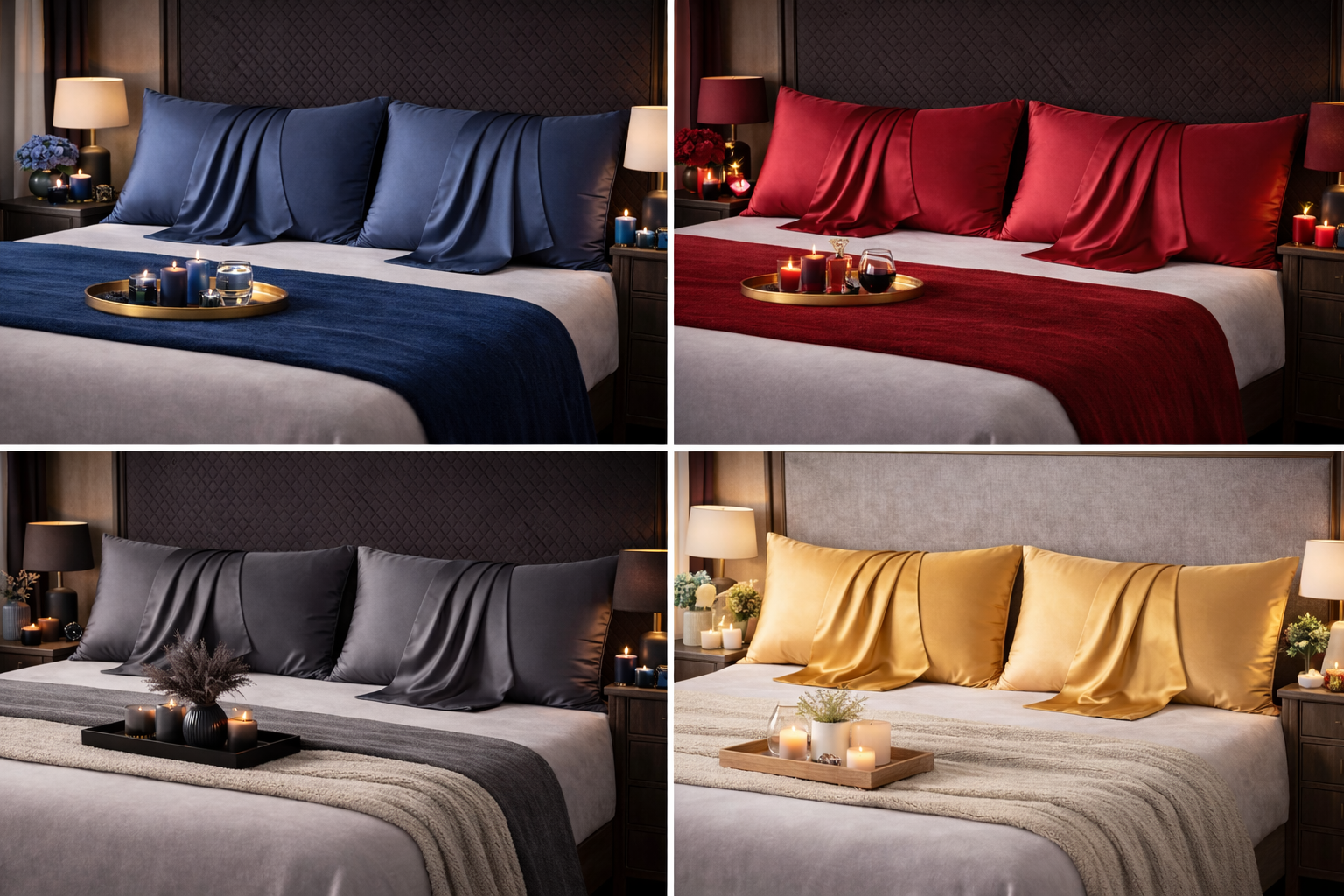 Lot de 2 taies d’oreiller en soie de mûrier – SoftDream (Pack Duo)