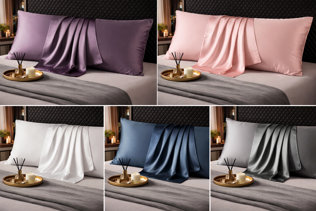 Taie d’oreiller en soie de mûrier 100% naturel plusieurs tailles – SoftDream