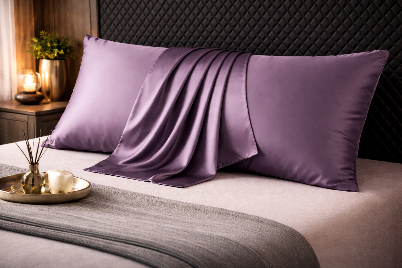 Taie d’oreiller en soie de mûrier 100% naturel plusieurs tailles – SoftDream