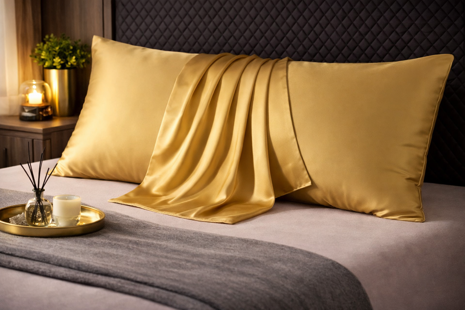 Taie d’oreiller en soie de mûrier 100% naturel plusieurs tailles – SoftDream