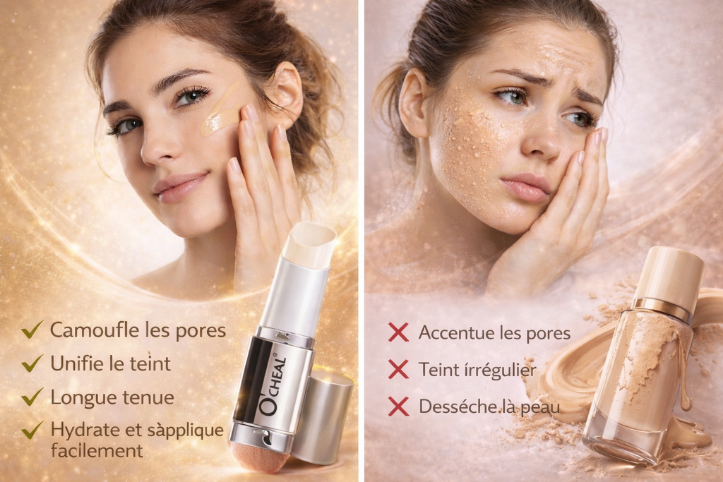 Fond de Teint Stick 2-en-1 – Teint Unifié & Naturel (10g)