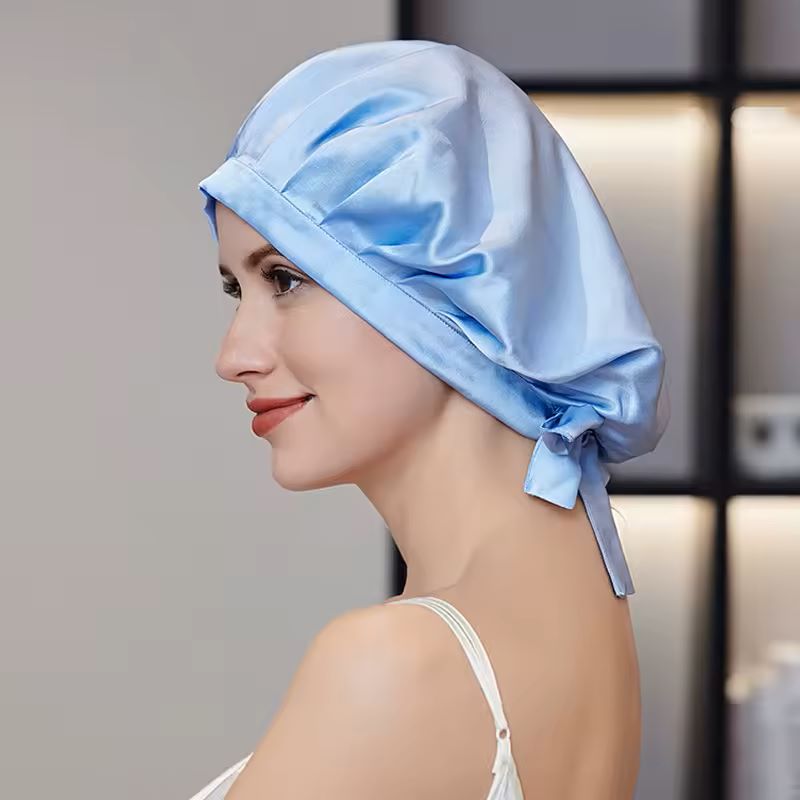 Bonnet en soie (turban) - Cheveux protégés, réveil sans frisottis