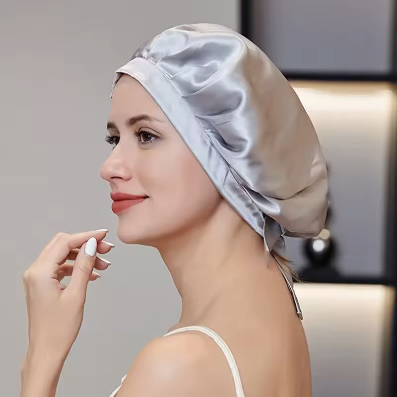 Bonnet en soie (turban) - Cheveux protégés, réveil sans frisottis