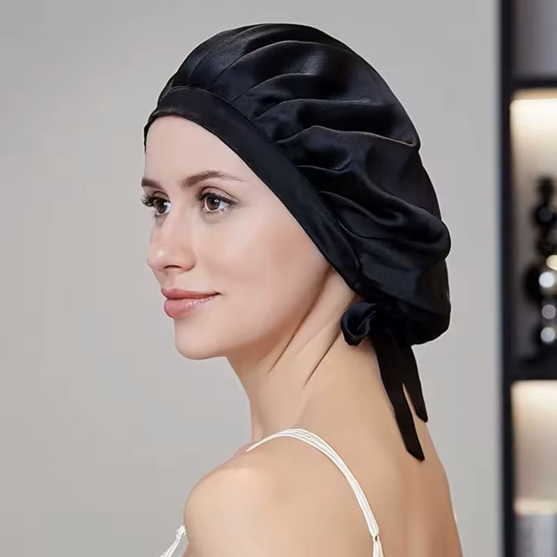 Bonnet en soie (turban) - Cheveux protégés, réveil sans frisottis
