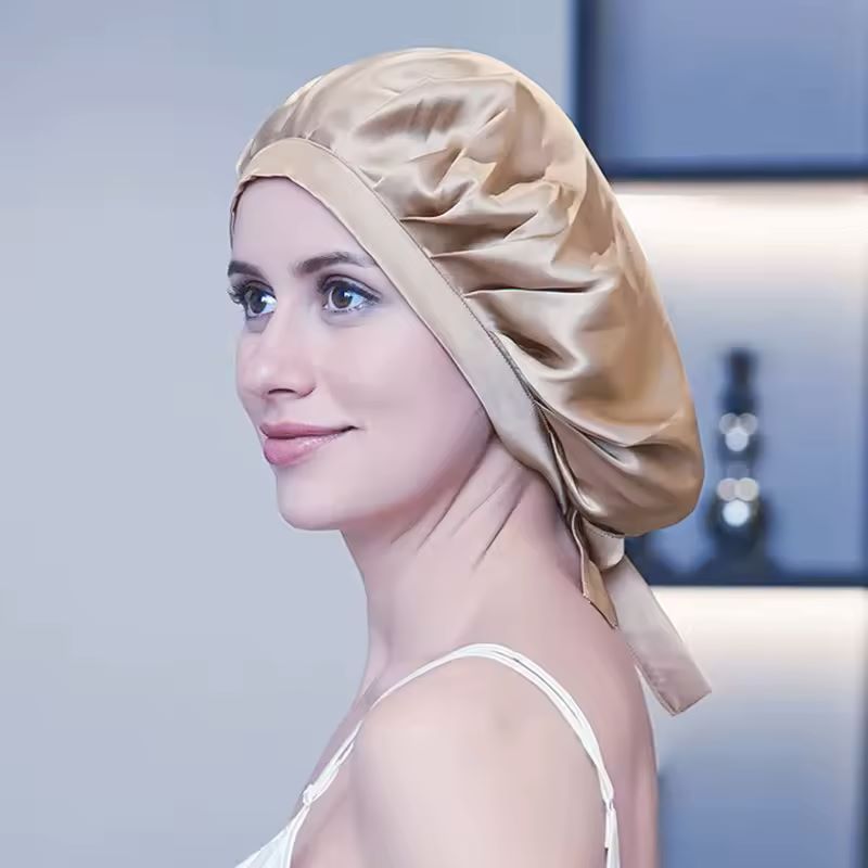 Bonnet en soie (turban) - Cheveux protégés, réveil sans frisottis